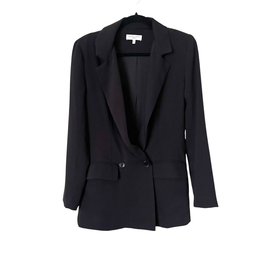 WAVERLY GREY Oversized Blazer Black XS‎